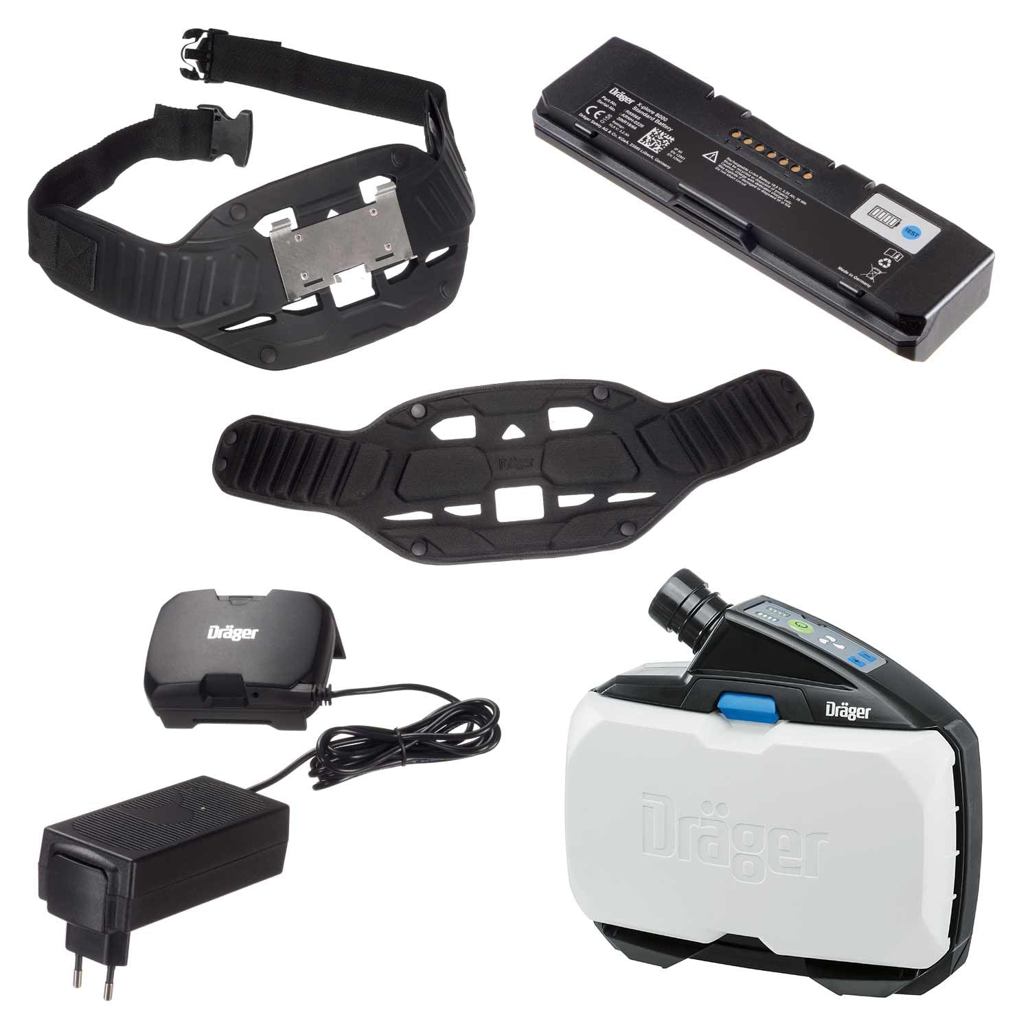 Dräger X-plore 8000 PAPR Set Premium IP - Dispositivo de filtro de ventilador