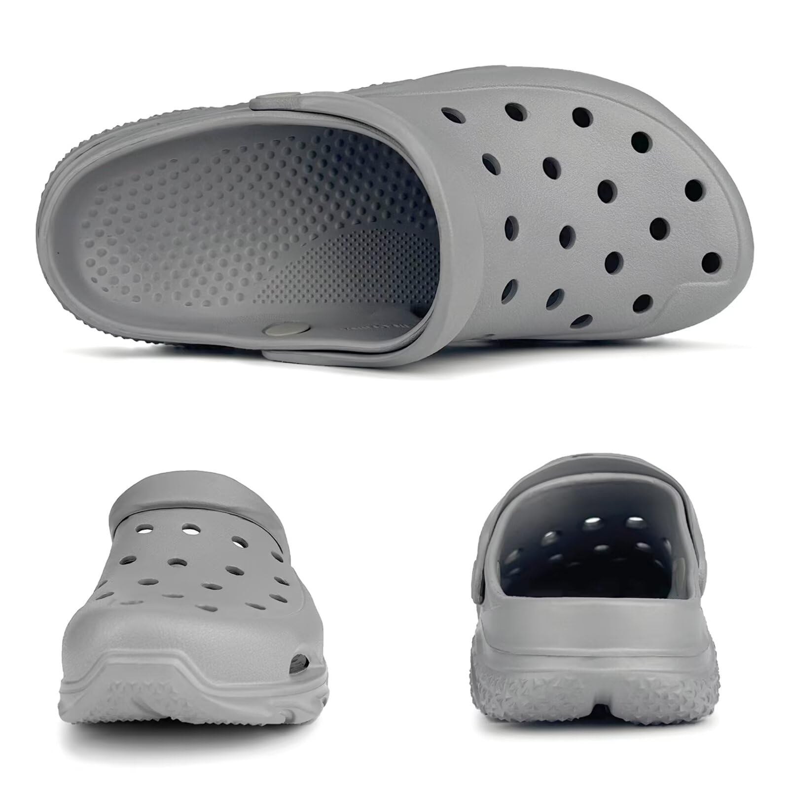 Zuecos de jardín para Hombre y Mujer, Zapatillas de Verano para Playa, Piscina, jardín, Ligeros, de Goma