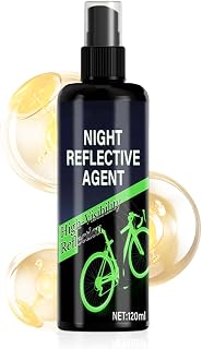 Reflective Spray Paint Outdoor, Bike Glow-In-The-Dark Marking Spray, Bicycle Luminous Paint for Safety, High Visibility Nighttime Signage, Hiking, Camping, Mountain Trails, Travel and Commuting