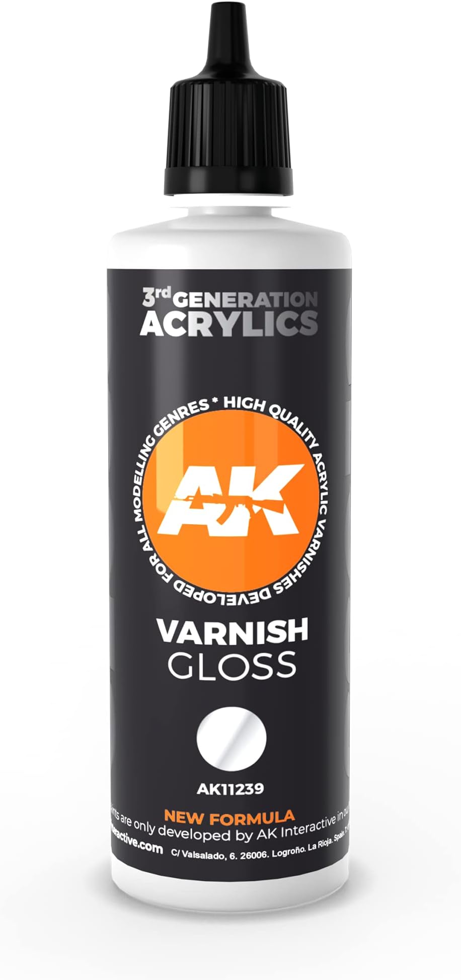 AK-Interactive 3rd Gen Gloss Varnish 100ml - Model Building Paints and Tools # 11239