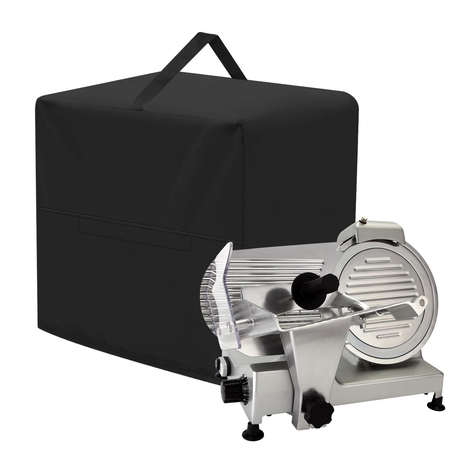 Meat Slicer Cover Compatible with BESWOOD Meat Slicer/VEVOR Meat Slicer,Fit for 8"/10"/12" Meat Slicer Machine for Home/Commercial-20"Lx17"Wx15"H