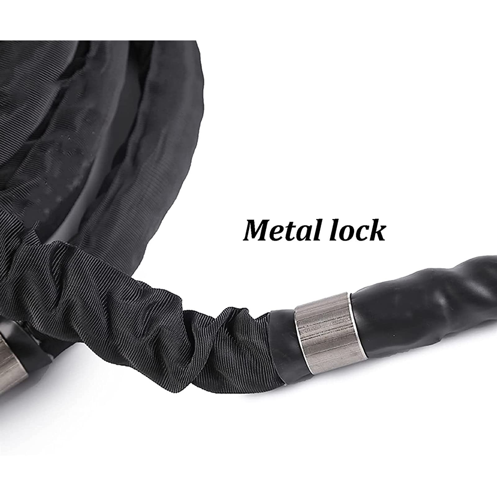 Schweres Battle Rope mit Verbessertem Polyesterbezug, Wellenseile für Home Gym & Outdoor Krafttraining, Cardio-Training, Gelb (Size : 15m)