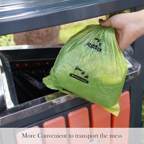 Miniatura 9 de ECO-CLEAN Bolsas de excremento biodegradables, 16 rollos240 bolsas, bolsas de basura para perros, sin perfume, a prueba de fugas, fáciles de quitar