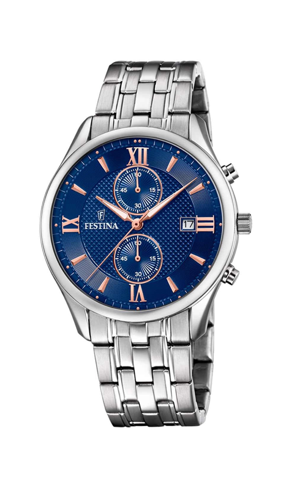 Festina Mens Chronograph Quartz Watch with Stainless Steel Strap F6854/6