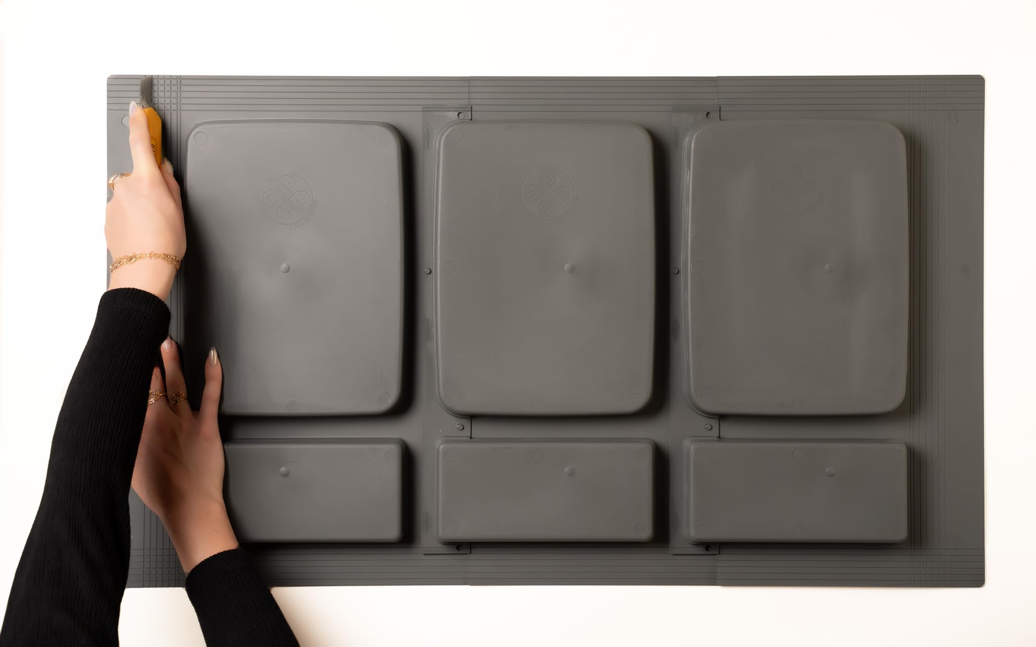 Pattumiera per base cestone 90 cm sottolavello cucina - 4