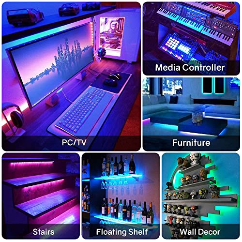 Tira LED flexible multicolor HitLights con control remoto miniatura 2