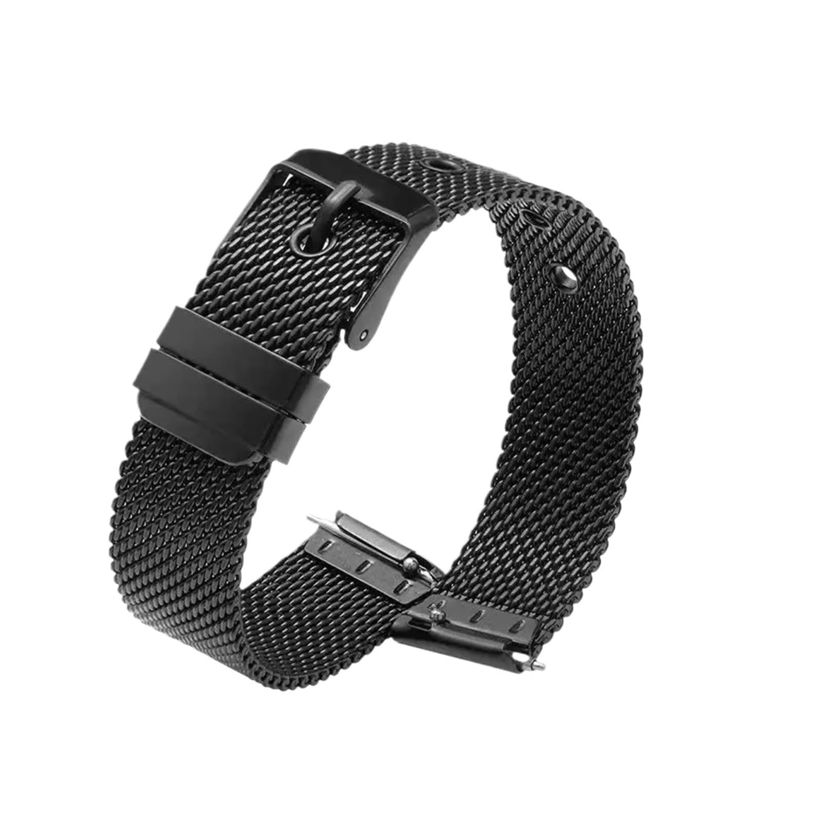 LUGEMA Bracelets De Montre À Dégagement Rapide Bracelet De Montre Bracelet 10 Mm 12 Mm 14 Mm 16 Mm 18 Mm 20 Mm 22 Mm Bracelet Milanais En Acier Inoxydable