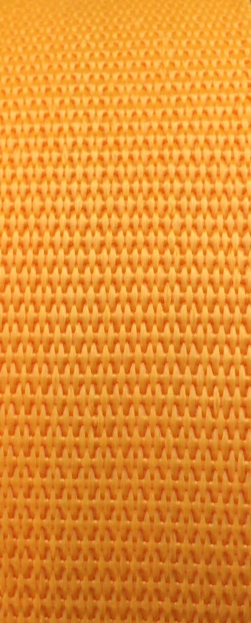 2 Inch Polypropylene Webbing: 20 Yards Heavy Weight 2" Strap - Webbing Plus (Athletic Gold)