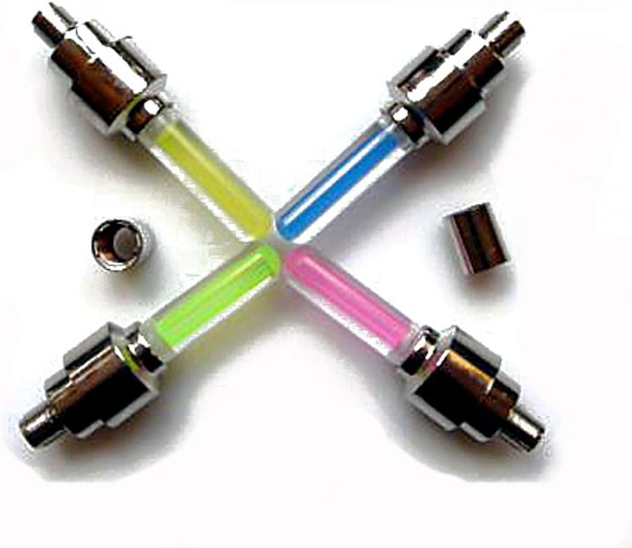 Liroyal Unisex's Safety LED Bicycle Lights, Blue, One Size