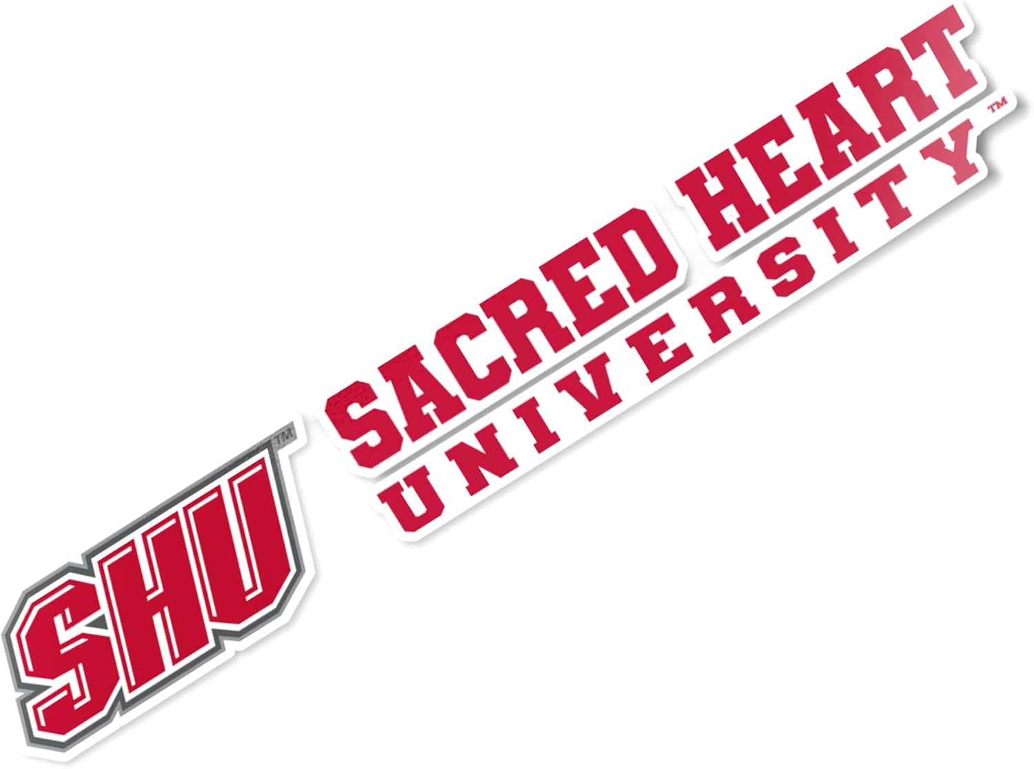 Buy Sacred Heart University Pioneers SHU Name Logo Vinyl Decal Laptop