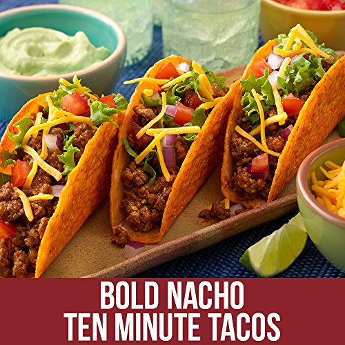 Old El Paso Stand 'N Stuff Bold Nacho Cheese Flavored Taco Dinner Kit, 9.5 Oz #TOP4