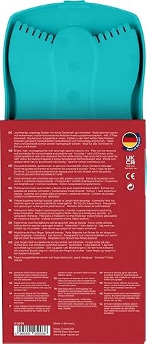 Miniatura 8 de Faber-Castell Caja de pintura Connector - 12 colores turquesa