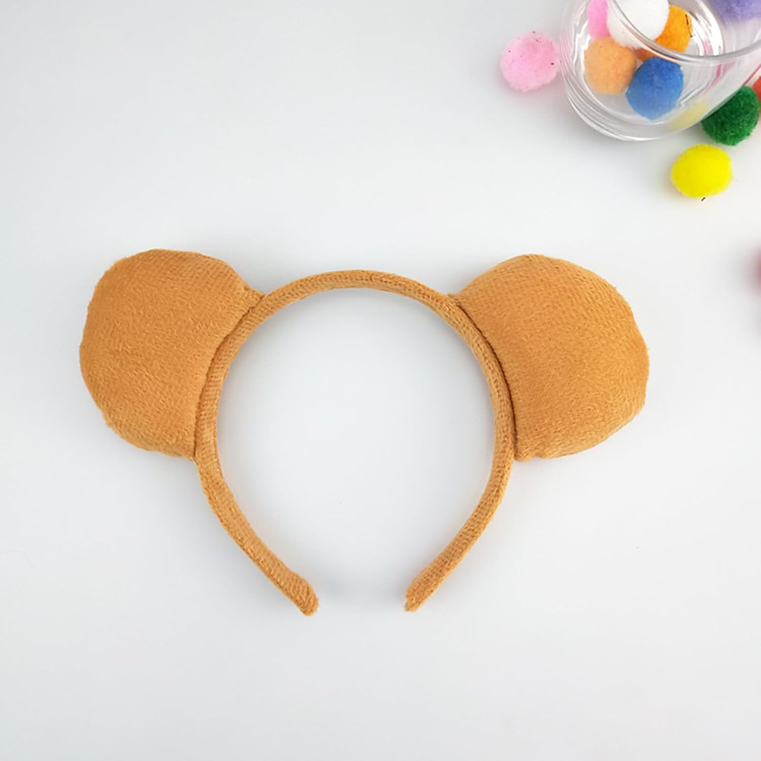 Totelux Bear Ears Headband for Women Cute Animal Hair Band Brown Ear Hair Accessories for Makeup Face Washing Festive Halloween Party Supplies - Image 7