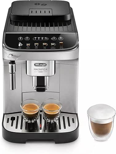 De'Longhi Magnifica Evo Espresso Machine with Manual Frother, 4 Recipes,