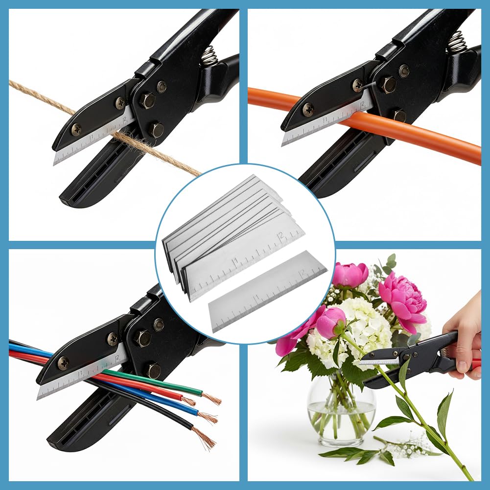 20 PCS 2-1/2" Replacement Blade, Cutting Tool Compatible with Crafts-Man Handi-Cut 37301 37251 401 37300 37310 37252 Replace Knife Blades(High Carbon Steel)