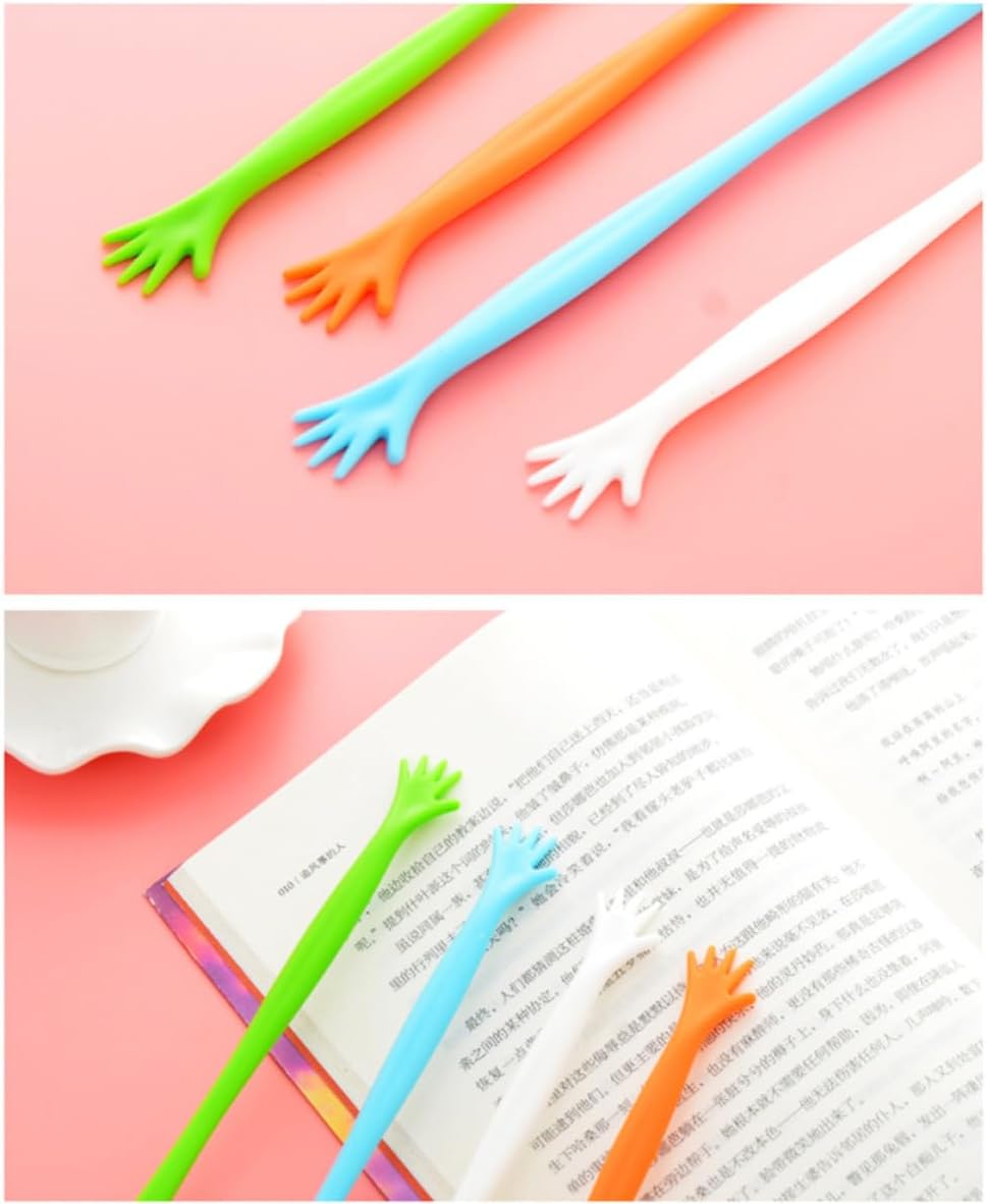 Swizzle Sticks 5 Pcs Palm Shape Plastic for Coffee and Juice Beverage