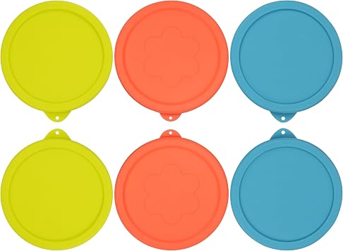 1 Cup Silicone Replacement Lids Storage Cover for Pyrex 7202-PC and Anchor Hocking Glass Bowls Container not Included 6 Pack Microwave, Dishwasher and Freezer Safe
