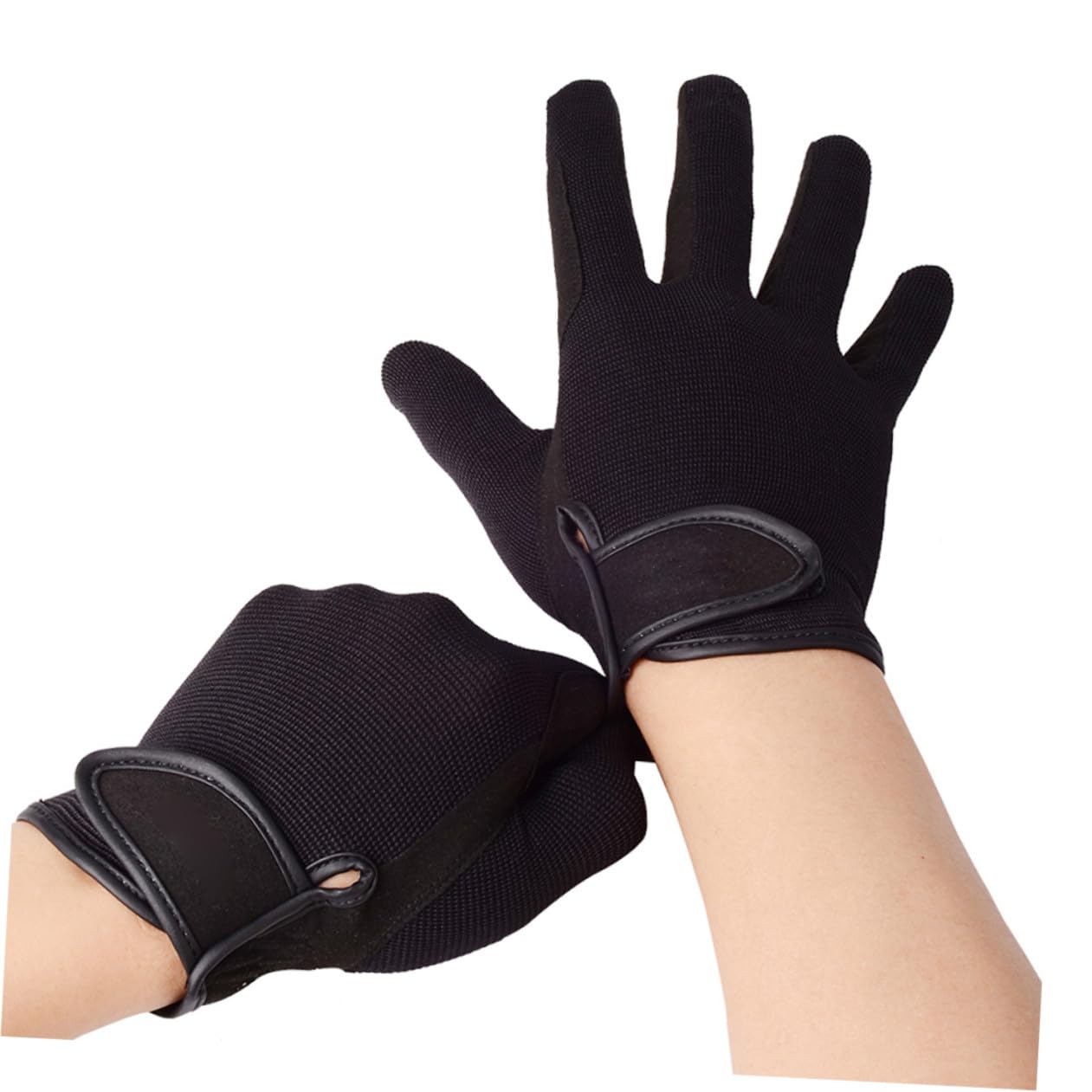 YARNOW Guanti da cavallo a cavallo Uomini dito ruvido guanti sportivi guanti da uomo formazione adulto addestramento equestre guanti da equitazione guanti per l'equitazione Coffee