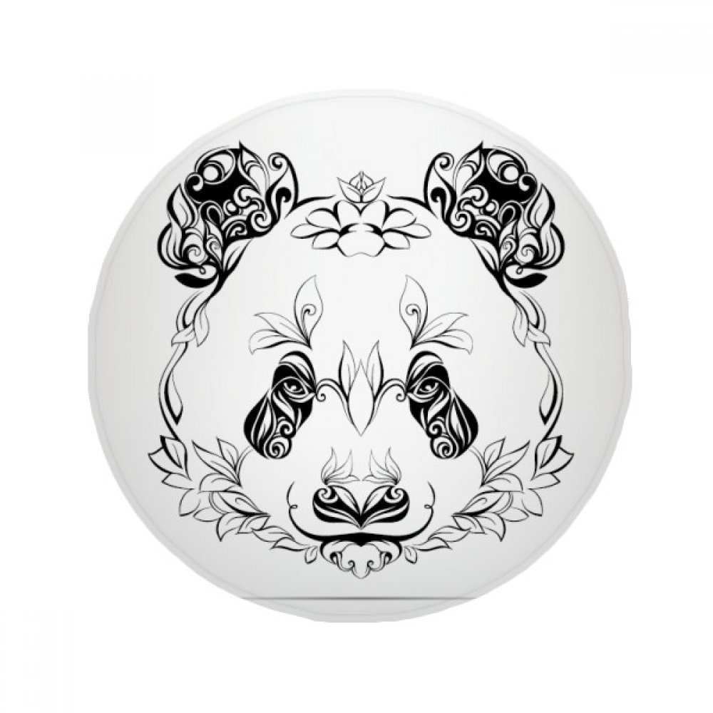 Tapis de sol panda rond multicolore 80cm cadeau original pour enfant