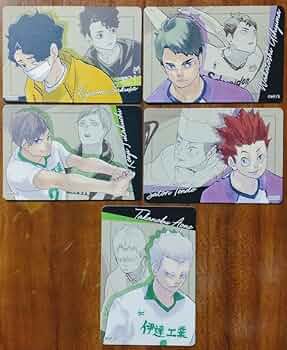 ハイキュー展 ずんだ饅頭 特典ステッカー 牛島 天童 即購入可】ハイキュー展 原画 ステッカー 牛島若利 天童覚