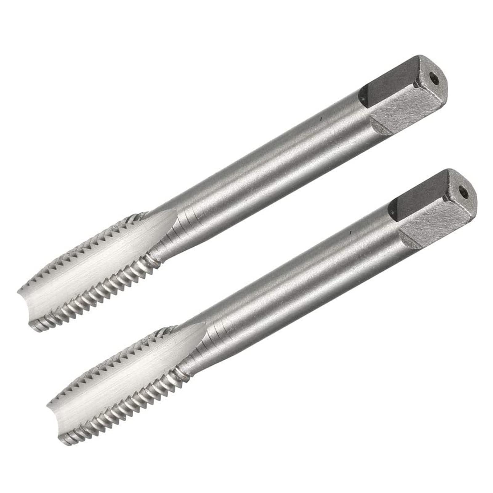 Ta-Vigor 2Pcs M10 X 1.5Mm Straight Flute Tap With H2 Tolerance, High Speed Steel Uncoated Right Hand Thread Tap For Making New Thread And Repairing Damaged Threads