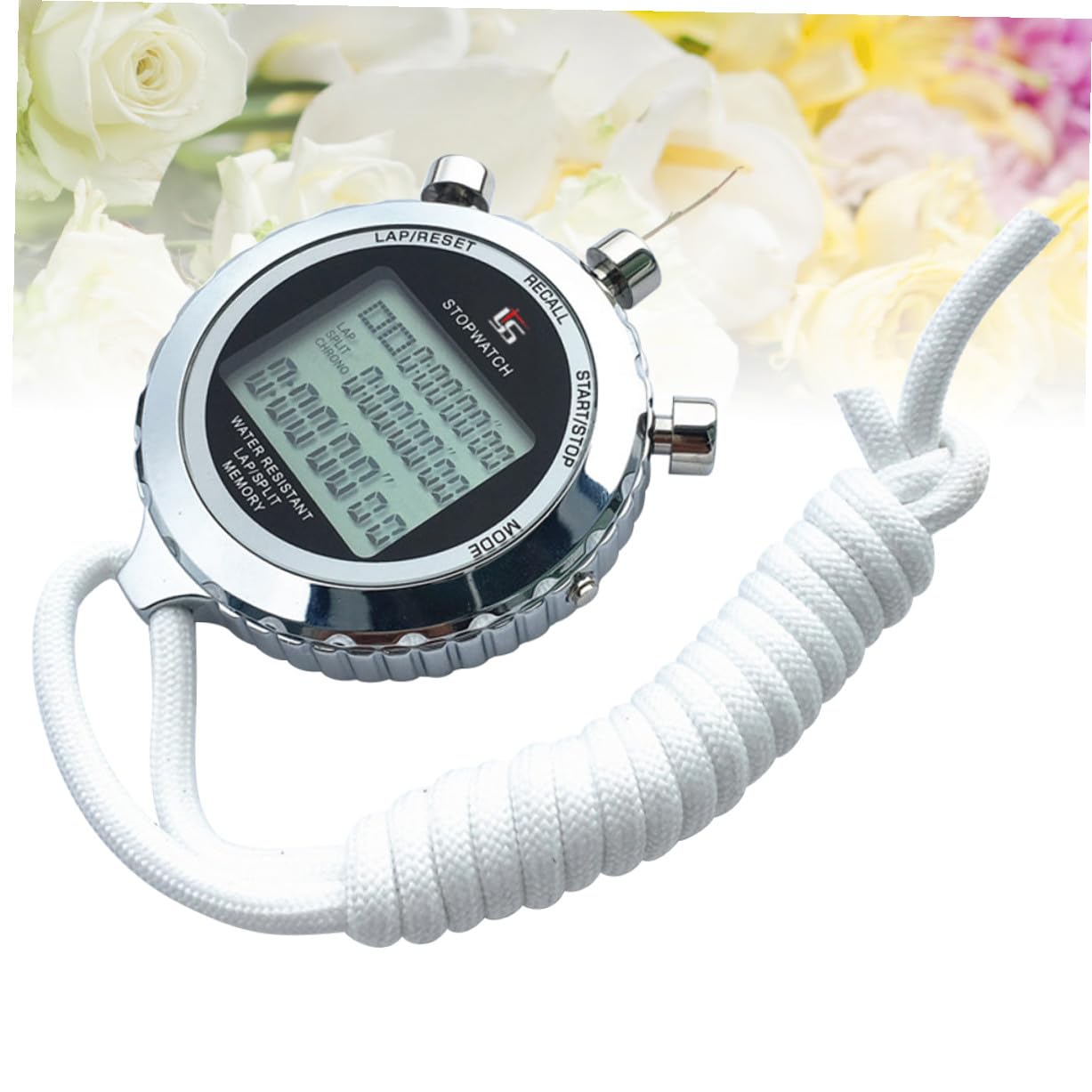 Toddmomy Cronometro Digitale Sportivo con Display Lcd, Struttura a 3 File in Acciaio Inossidabile, 120 Tracce, per Pause Pranzo e Studio