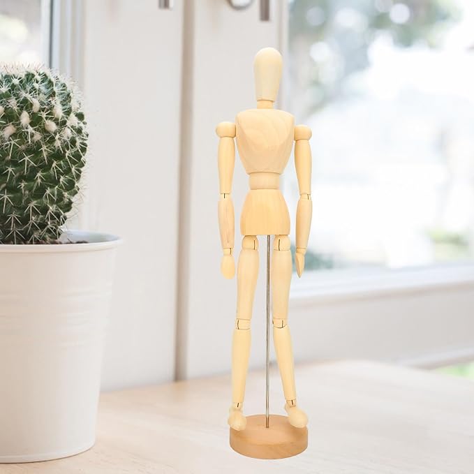 Maniquí Artista 17.3 Pulgadas Articulado Madera para Dibujo miniatura 2