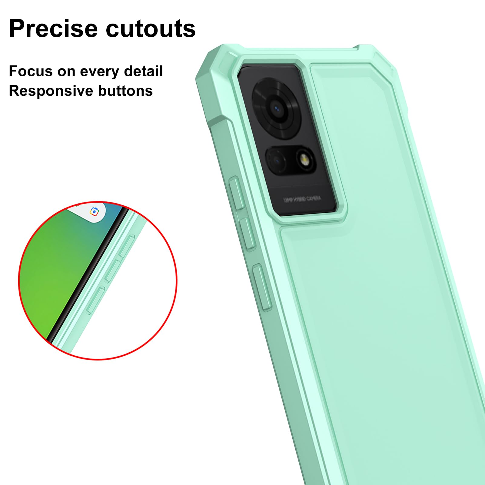 Snapklik.com : Ailiber Case For TCL T434D/TCL K24 - Dual Layer Protection
