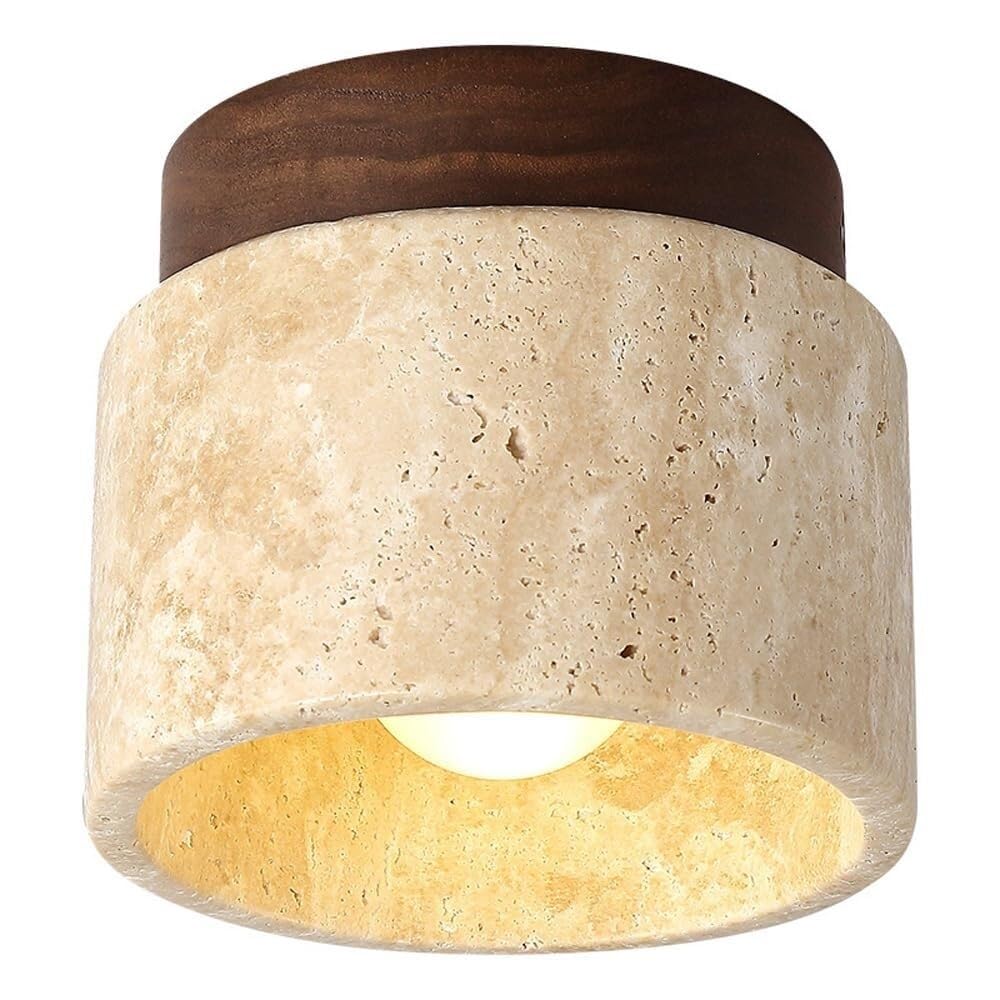 Nowoczesna Marmurowa Lampy Sufitowa Do Montażu Podtynkowego, Lampy Sufitowa W Stylu Nordyckiego Minimalizmu Do Kuchni, Pralni, Małego Przedpokoju