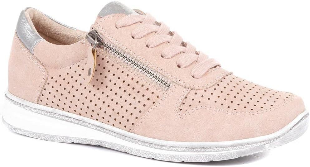 PaversCasual Lace-Up Trainers - Rose Size 4