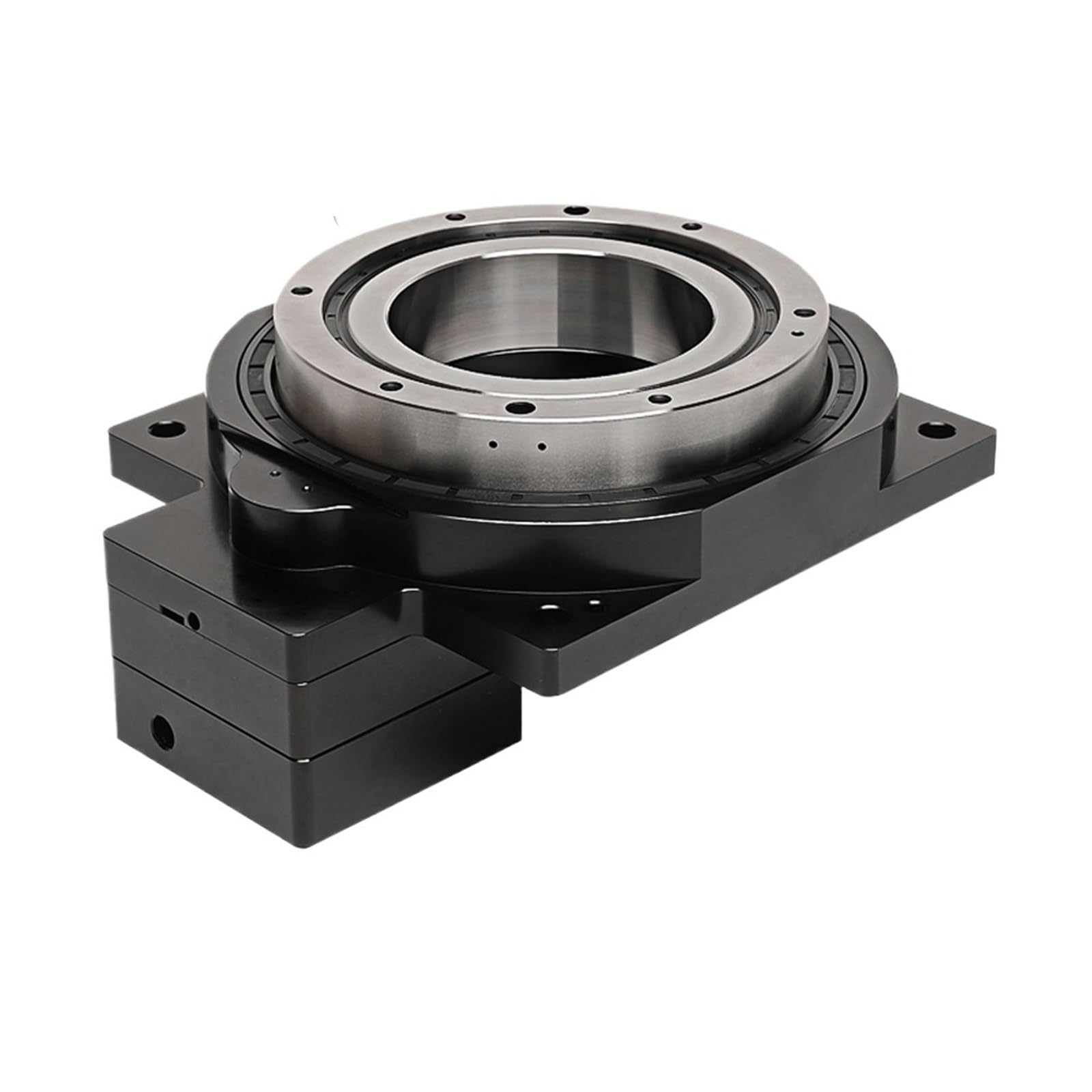 Réducteur planétaire 130 mm 1 arcmin Plateforme rotative Creuse Remplace Le Moteur DD/Le diviseur de Came Moteur Pas à Pas 10/18:1 Biseau Nema23 Nema34(Ratio 150 to 1,9.525mm Input Nema23)