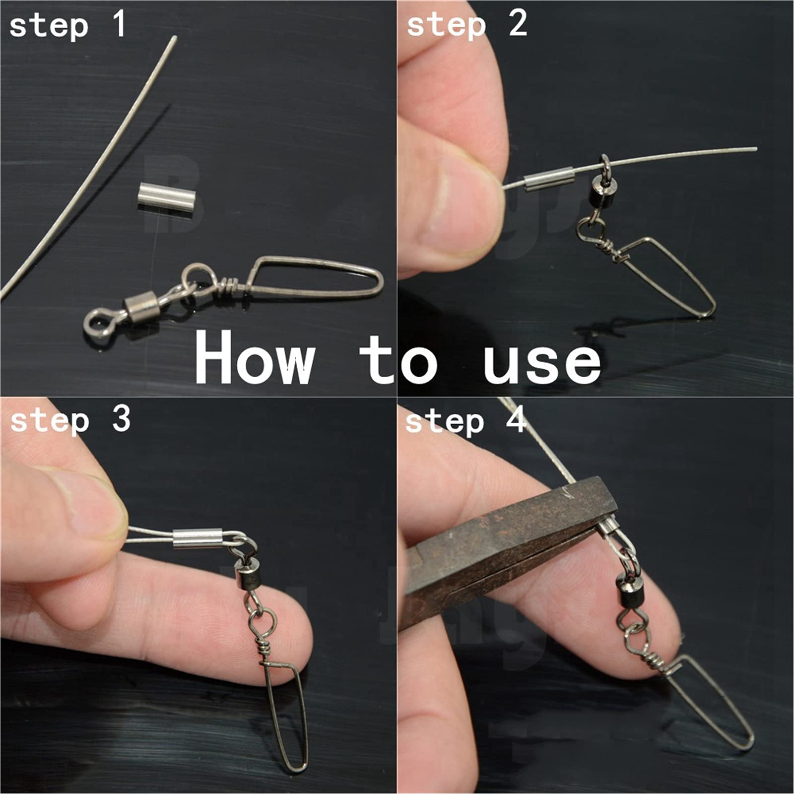 Conectores De Tubo Línea De Pesca, Crimp Sleeves, Manguito Doble Barril Crimpado, 200 Piezas De Manguitos Engarzados De Cobre De 1,2 Mm y 0,8 Mm, Adecuado para Prensar, Hilo De Pescar con Férula