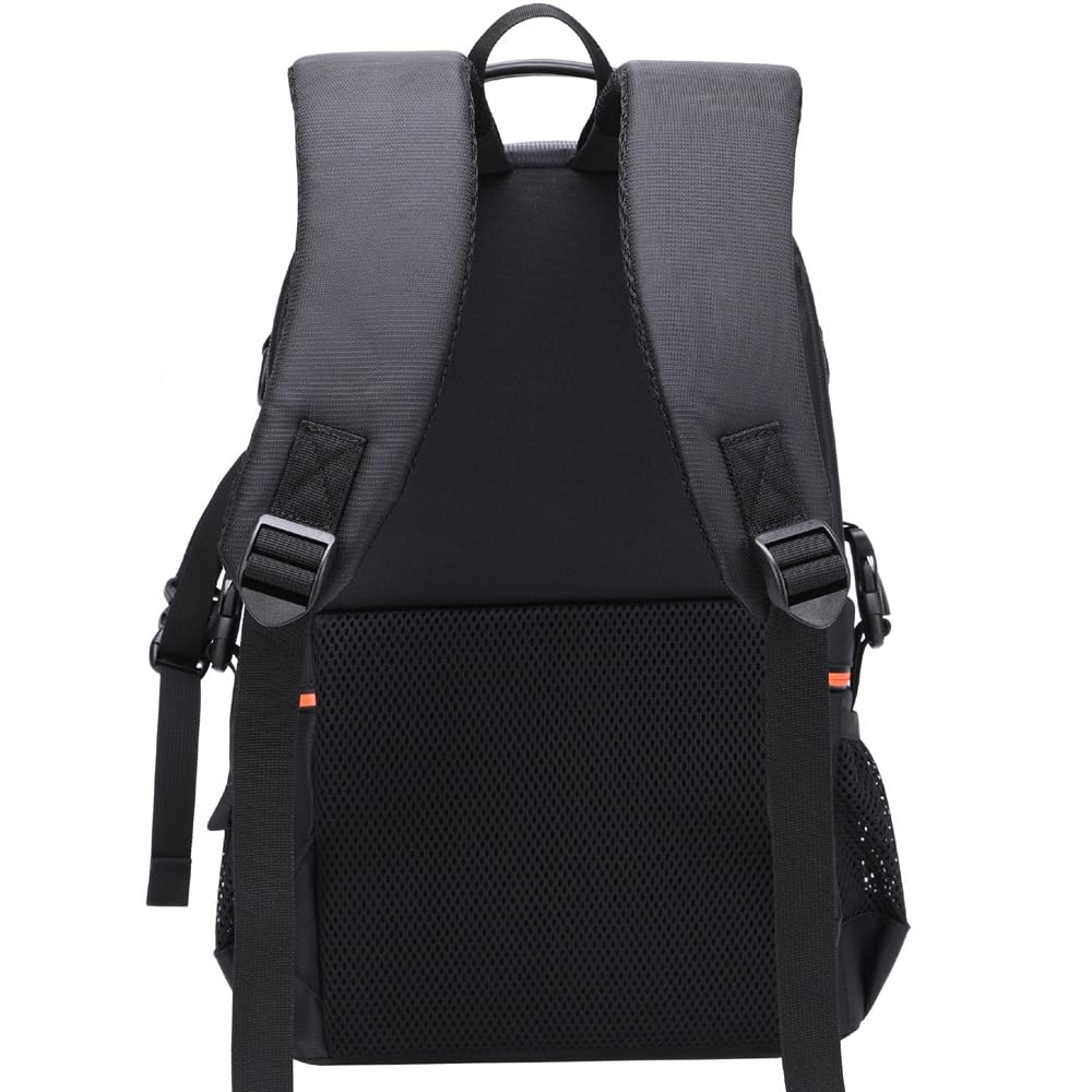 Borsa Reflex Zaino impermeabile for fotocamera DSLR con tracolla e striscia riflettente, treppiede for video, custodia da trasporto for uomo donna, fotografia, viaggi all'aperto(Blue (Oxford))