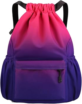 UncleS Gym Bag Drawstring Backpack Large Capacity Sport Bag Swimming Backpack Basketball Beach For Fitness Swim Drawstring Gym Beach Basketball For Women Men Boy Girl