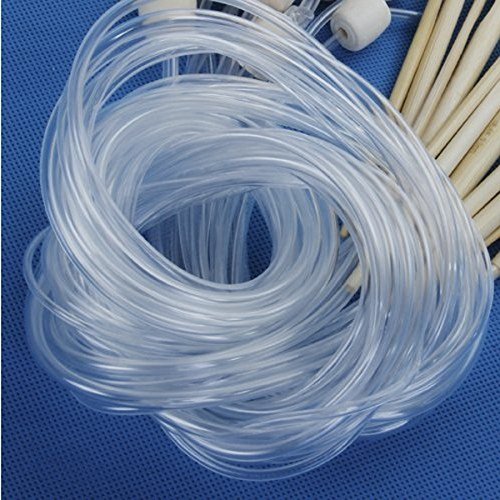 Tinksky 12pcs Bleached Bamboo Carpet Crochet Hooks Needles - Thumbnail 3