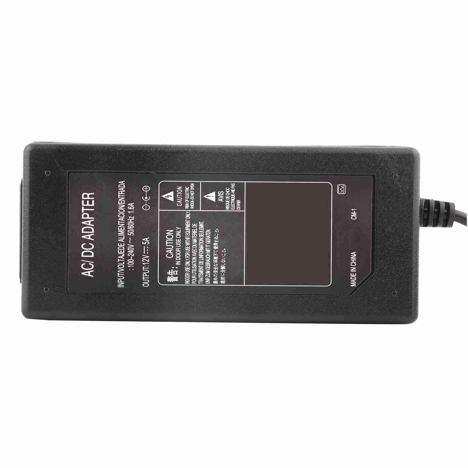Adattatore di Alimentazione 12V 5A alimentatore 12v 4 pin Adattatore per Caricabatterie per Laptop a 4 Pin, Alta Tensione di Uscita, Forma D'onda Piccola, Bassa Alimentation pour ordinateur portable