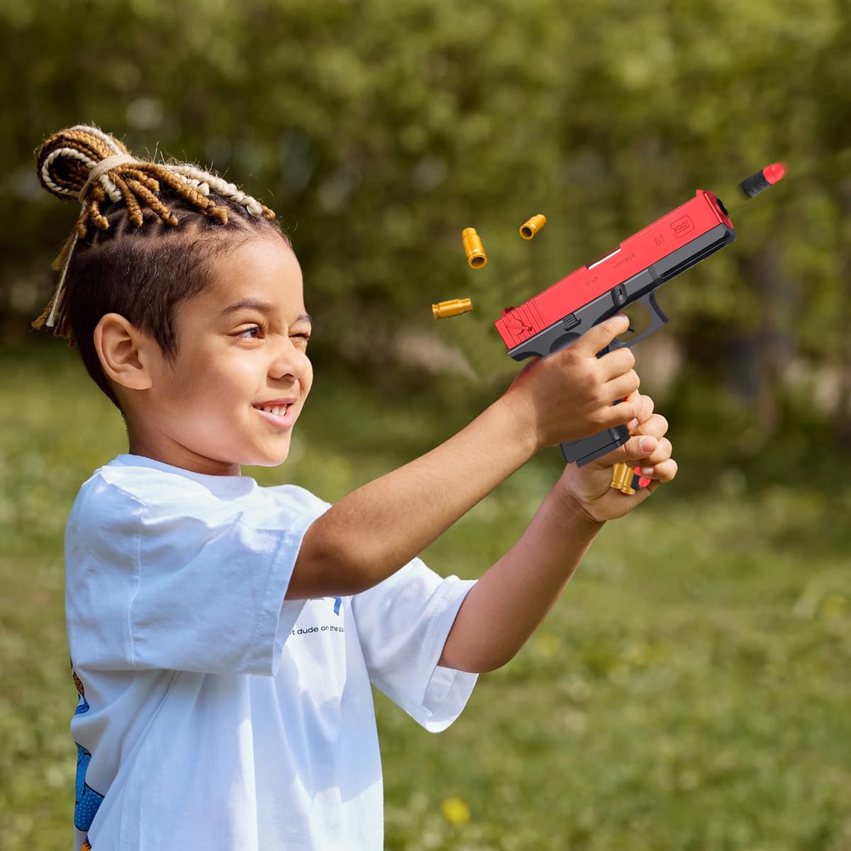 280 Teile EVA-Schaumstoffmunition – Für Spielzeug-Softgun | Wiederverwendbare Dart-Kugeln & Hülsen | Sicher & Leicht