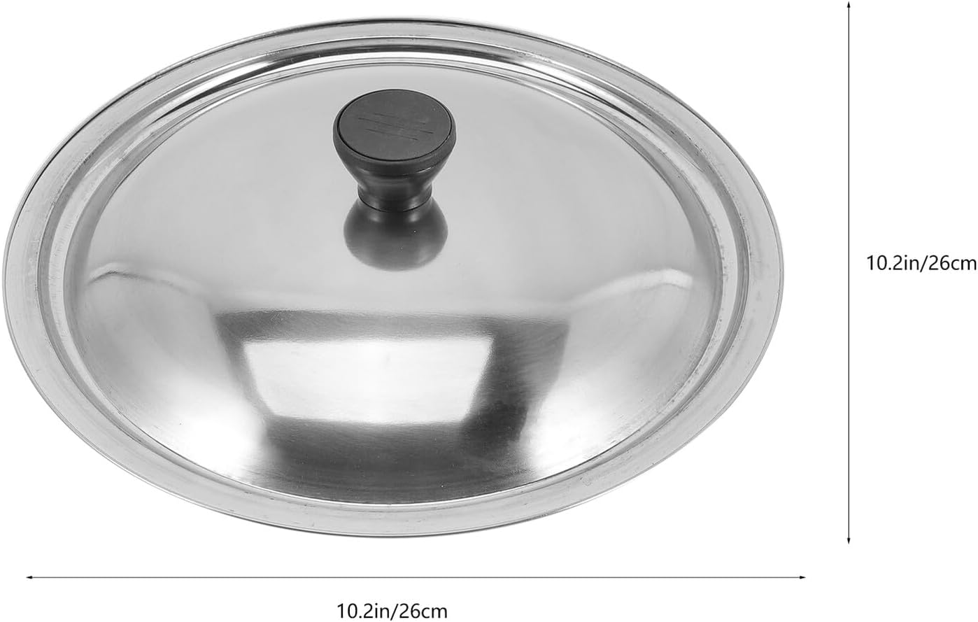 SECFOU 2pcs Stainless Steel Pot Lids Multi-function Honeycomb Stove Covers Rainproof Cookware Protectors for Kitchen Stove Top Cooking