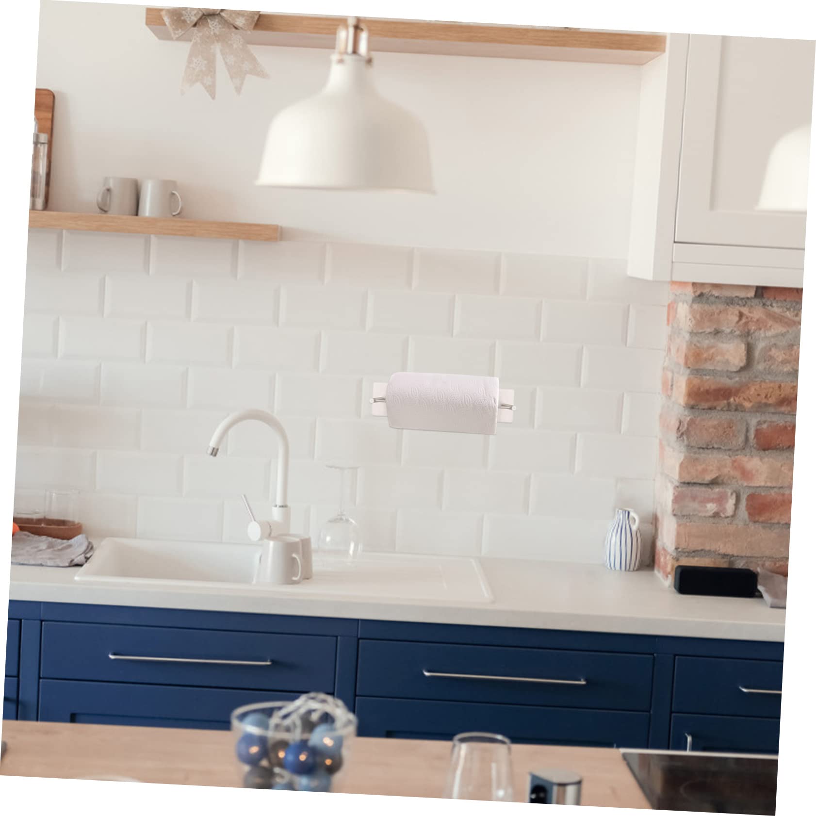 Ciieeo 2 Pares Magnéticos Inoxidable Soporte de Pared sin Perforación Colgar Toallas y Utensilios Refrigeradores y Superficies Metálicas