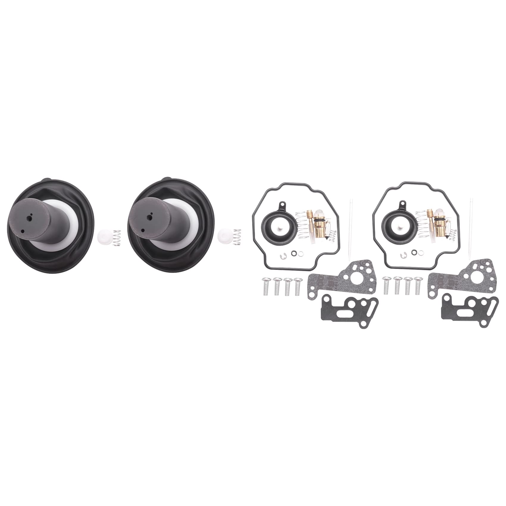 Littimoon Carburetor Repair Kit for Virago XV535 1990-2001 XV 535 Plunger Diaphragm