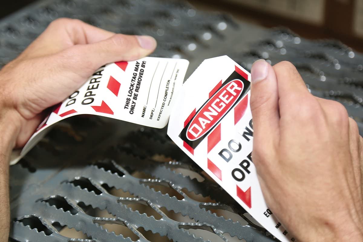 Lockout Tags by-The-Roll - Danger Do Not Operate -3 Lockout Tags by-The-Roll - Danger Do Not Operate -3
