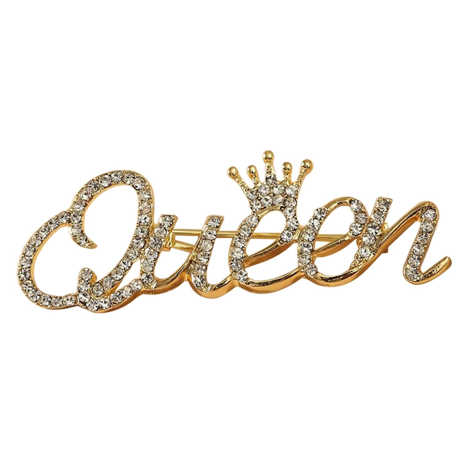 SYGA Brooch Pin Fashion Crystal Rhinestone Jewellery Pin Vintage Accessories Decoration Clothing Bouquet Brooches for Bridal Women Girl- Queen (B09PR8P68P) Amazon Price History, Amazon Price Tracker
