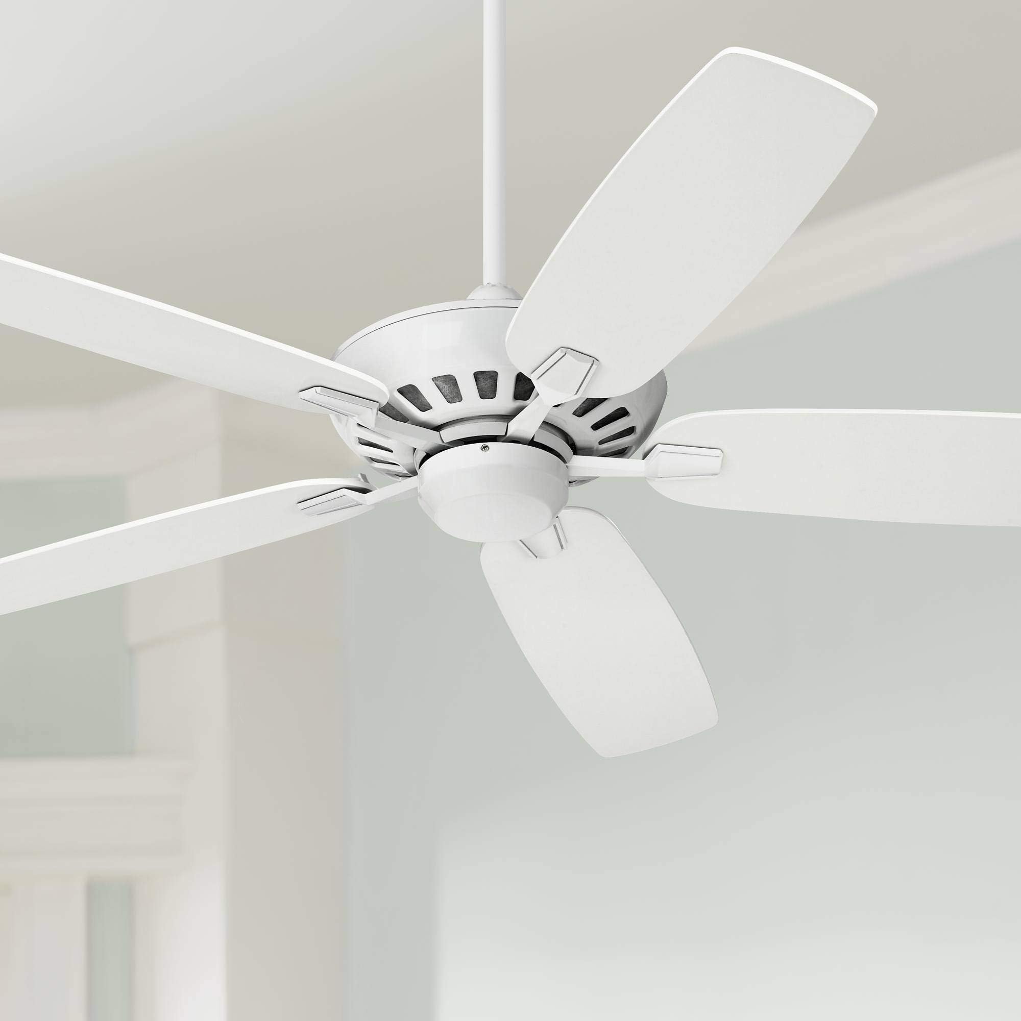 Casa Vieja52" Journey Modern Indoor Ceiling Fan with Remote Control White for Living Room Kitchen for Living Room Kitchen House Bedroom Kids Room Family Room Dining Room Home