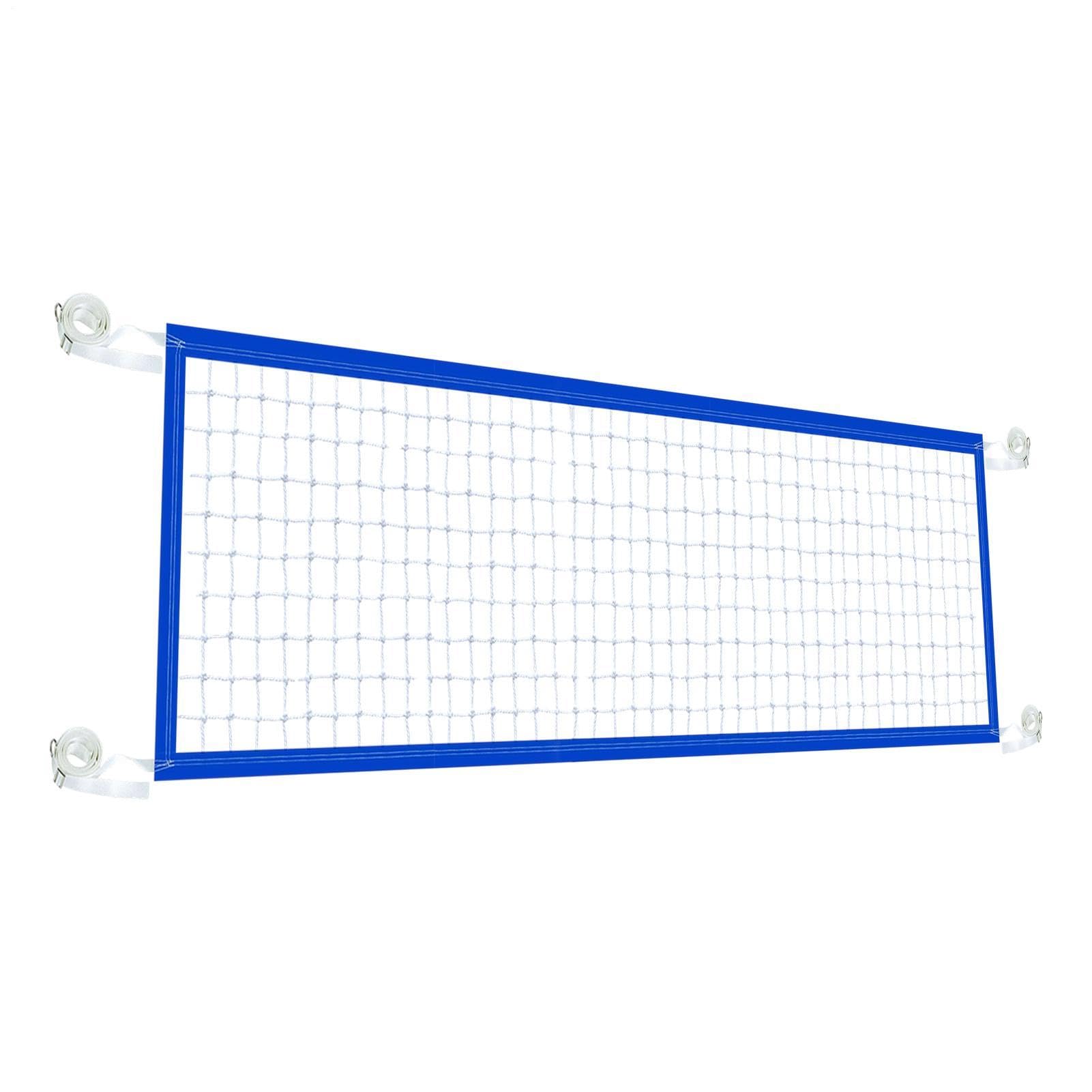Red de voleibol de repuesto, material sintético, diseño de longitud ajustable, estructura de fácil instalación, equipo de entretenimiento familiar, uso para jugar en la cancha, reuniones de verano