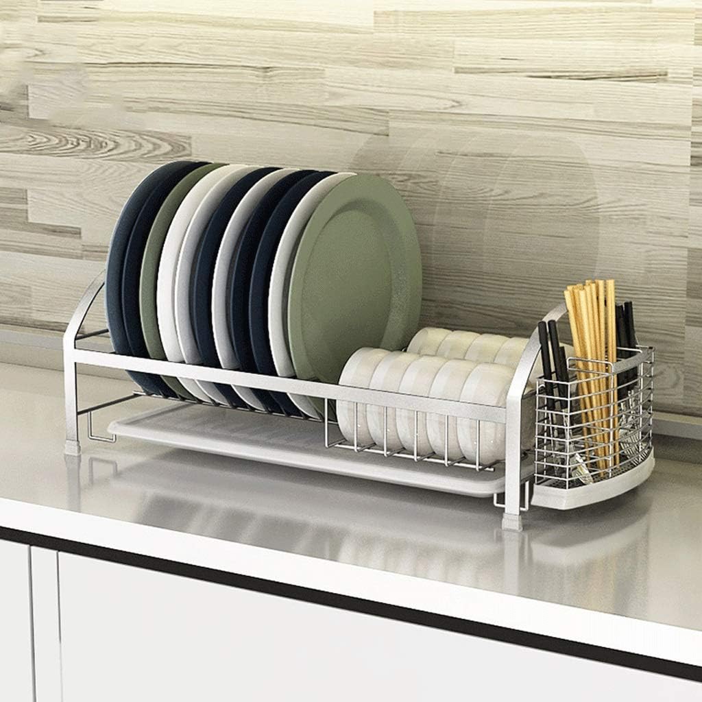 Dish Rack Cutlery Holder 304 Stainless Steel Dish Rack Drain Rack Kitchen Rack Cabinet Cabinet Dish Drain Rack Storage Supplies Rack in Kitchen Kitchen Partner zhuang94