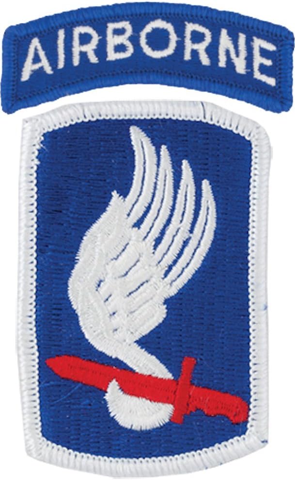 173rd Airborne Brigade Full Color Dress Patch W/Airborne Tab