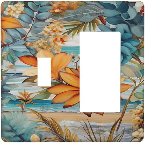 Miniatura 154 de Arte abstracto de mármol de acuarela de 1 cuadrilla, cubierta decorativa de pared de palanca única, placa de interruptor eléctrico para sala de Arte