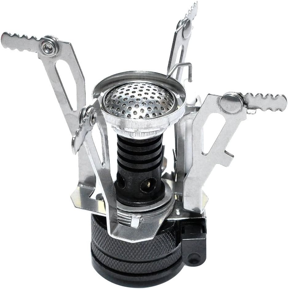 Oliasports Stove Ultralight Backpacking Canister Camp Burner with Piezo Ignition 3.9oz Amazon