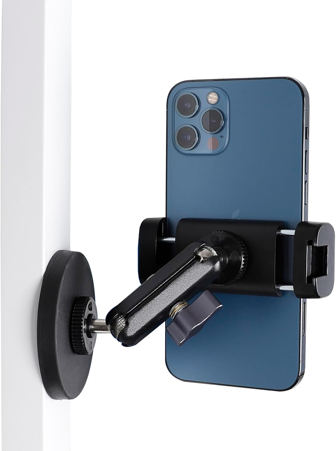 Gym Magnetic Phone Holder Mount with 360° Adjustable Dual Ballhead Magic Arm, Magnet Base Phone Mount for Gym Equipment, Refrigerator, or Any Ferrous Metal Surface, Compatible with All Smartphones Gym Magnetic Phone Holder Mount with 360° Adjustable Dual Ballhead Magic Arm, Magnet Base Phone Mount for Gym Equipment, Refrigerator, or Any Ferrous Metal Surface, Compatible with All Smartphones