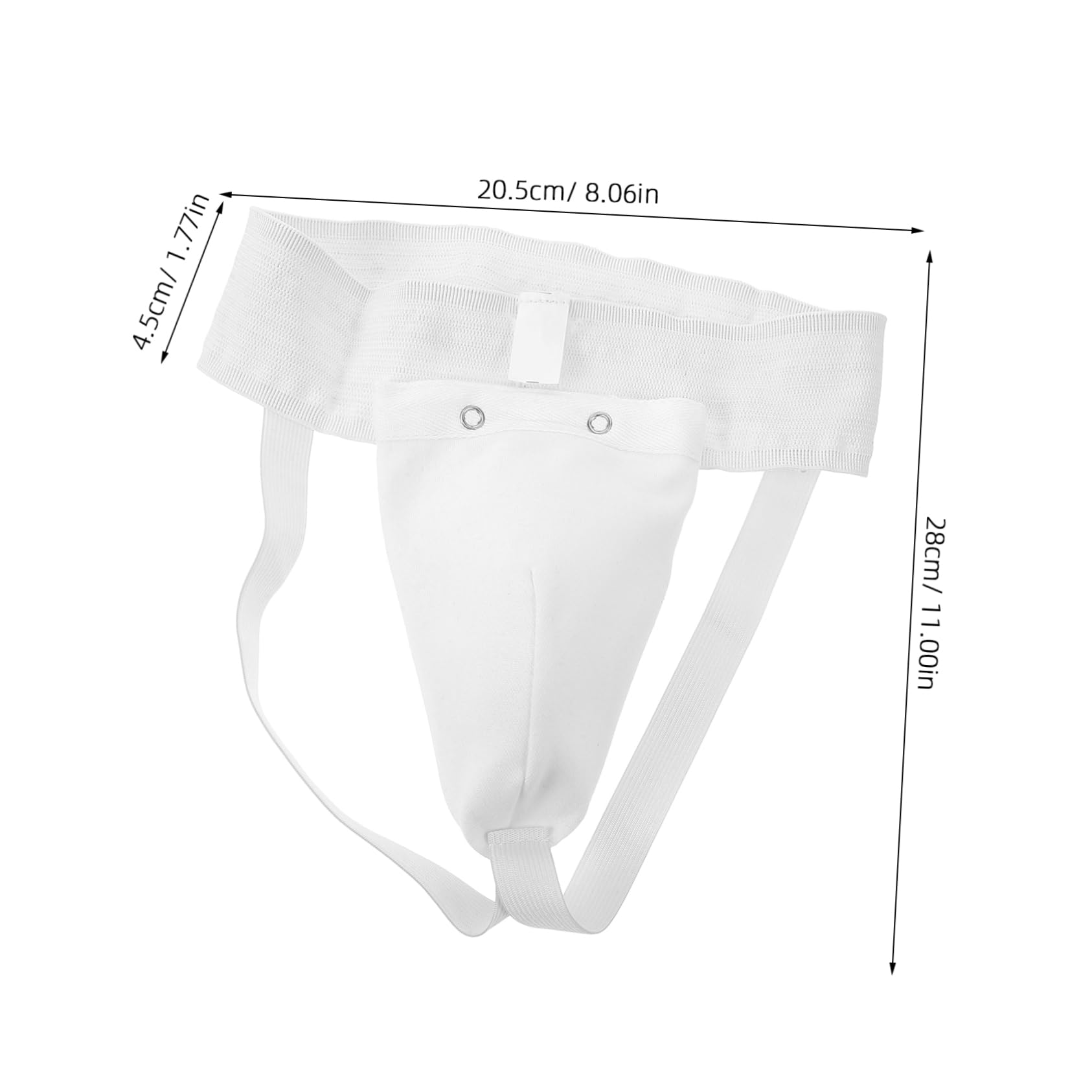 TOYANDONA Entrejambe Pantalon Protège-aine Résistant à l'usure Protecteur D'entrejambe Portable Protecteur D'entrejambe Intégré Protège-aine Réutilisable Coton Blanche